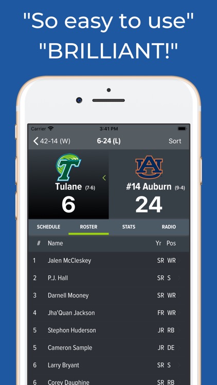 Tulane Football Schedules