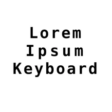 Application Lorem Ipsum Keyboard 4+