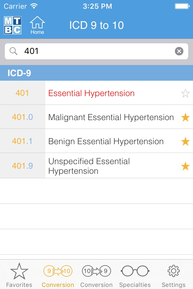 ICD 9-10 screenshot 3