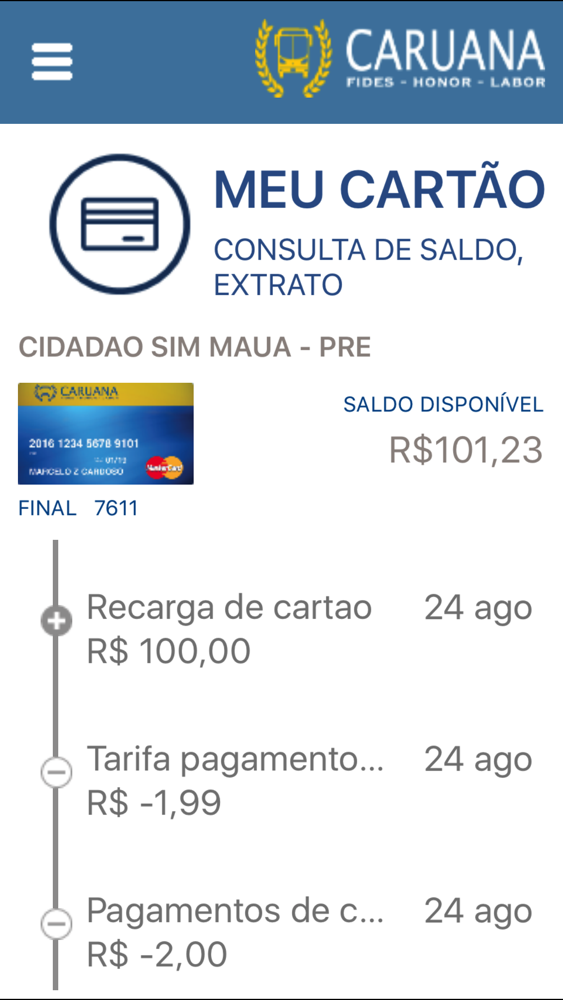 CARUANA CARTÃO for iOS (iPhone/iPad/iPod touch) - Free Download at AppPure