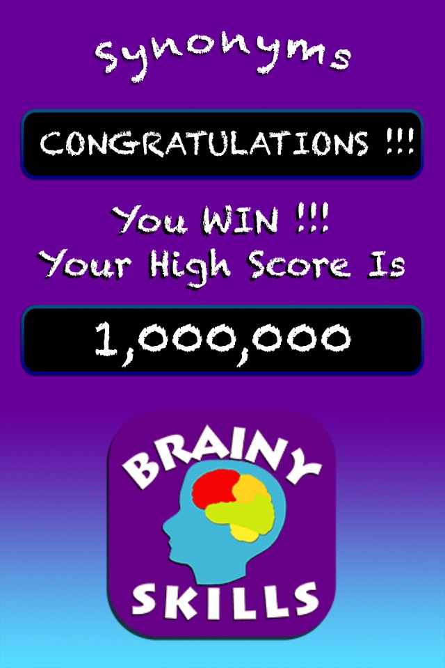 Brainy Skills Synonym Antonym screenshot 4