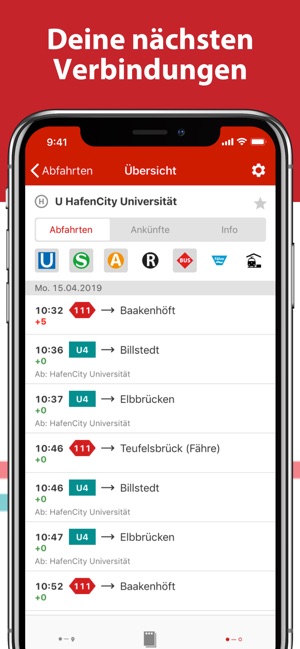 Hvv Navigation Fur Hamburg Im App Store
