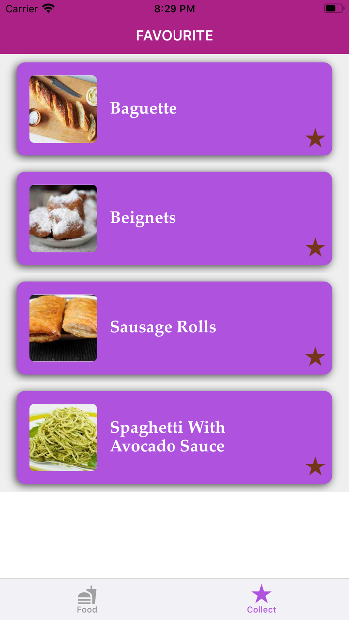 FoodsGuide - Cooking tutorial