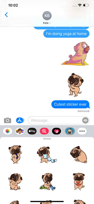 Pug Lovers Stickers(圖2)-速報App