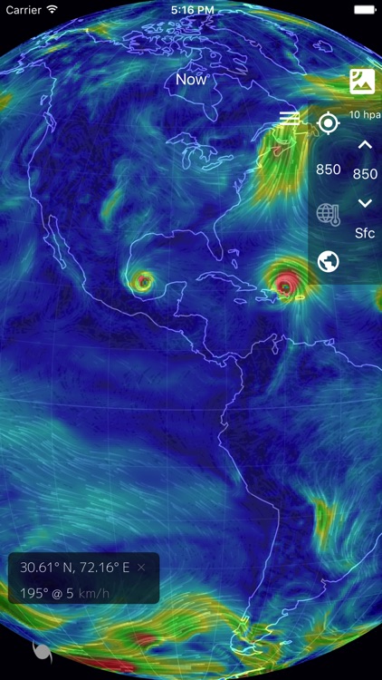 Wind Map: 3D Hurricane Tracker