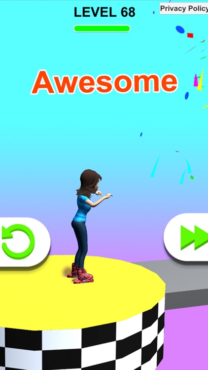 Roller Skating 3D : roller sky screenshot-5