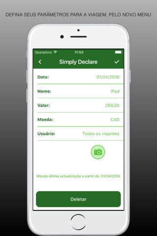 Simply Declare Travel App screenshot 2