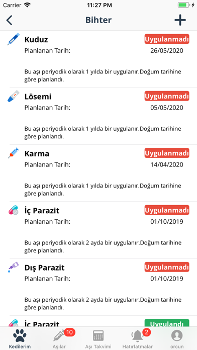 Pet Aşı Takvimi screenshot 3