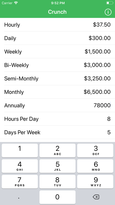 How to cancel & delete Crunch Salary/Wage Calculator from iphone & ipad 3