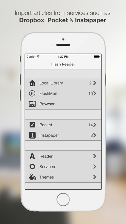 Flash Reader screenshot-1