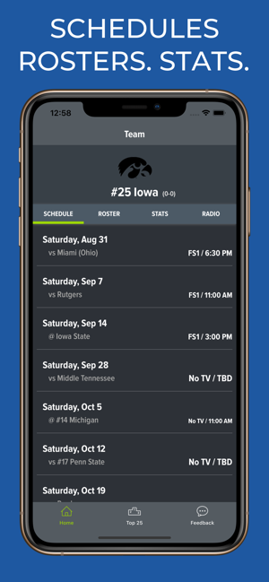 Iowa Football Schedules(圖1)-速報App