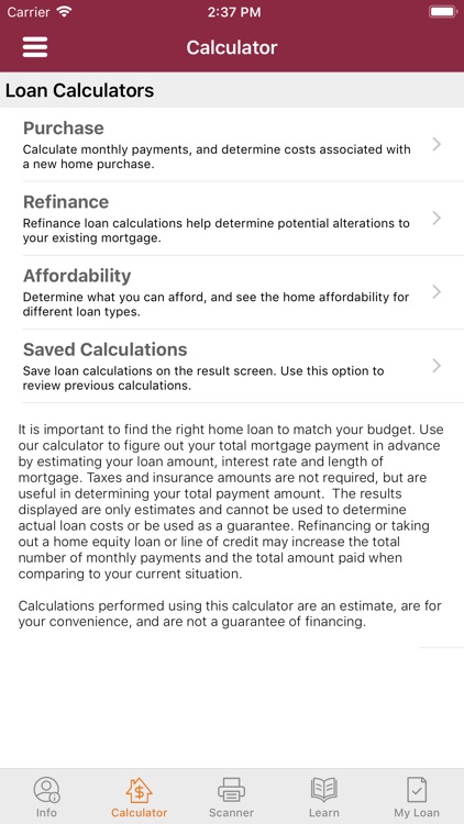 JCB Mortgage Calculator
