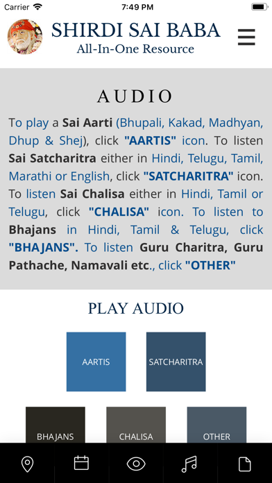 Shirdi Sai Baba All-In-One App screenshot 3