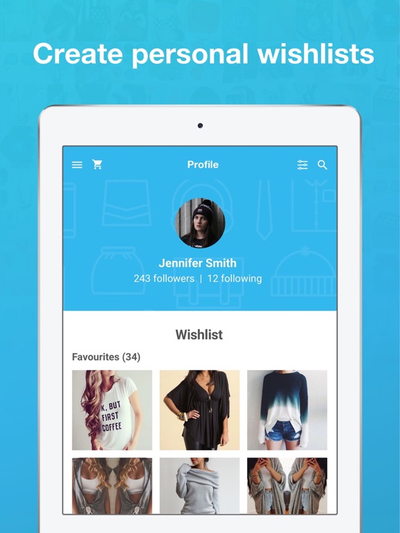 iPad Image of Wish - Shopping Made Fun
