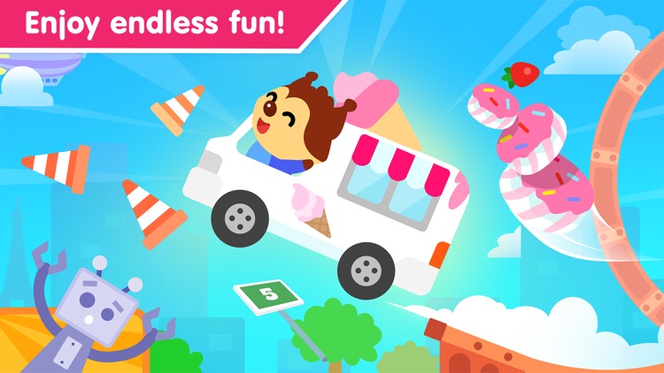 Car game for kids and toddler. screenshot-0