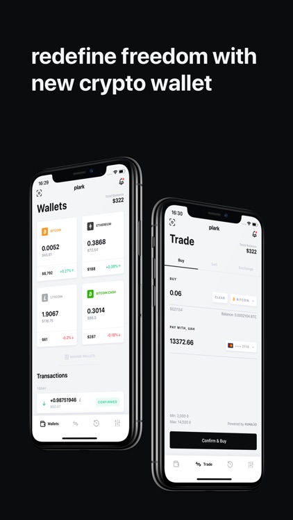 Plark — Crypto Wallet