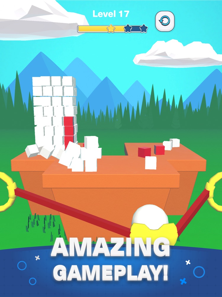 Super Slingshot Arcade game App for iPhone Free Download Super