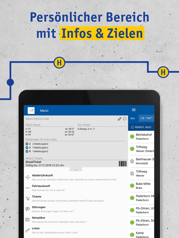 Fahrplan-App PaderSprinter screenshot 3