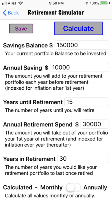 Retirement Investing Simulator screenshot 4