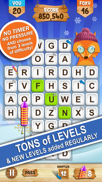 Words with Foxy (without Ads) screenshot 3