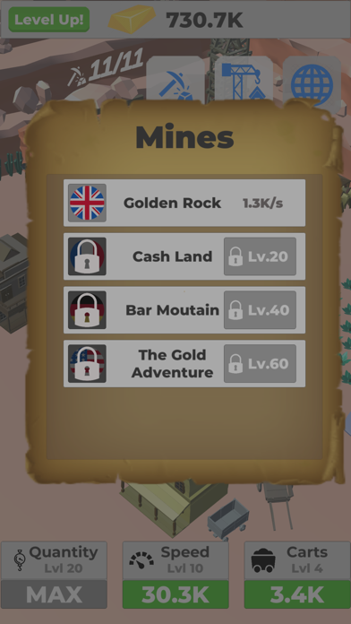 Idle Gold Mine! screenshot 5