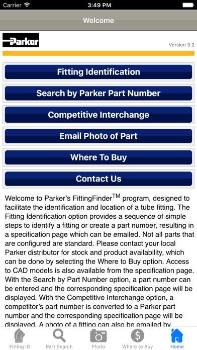 How to cancel & delete Parker Fitting Finder from iphone & ipad 2