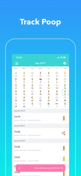 Game screenshot PCal - Poop Tracker,Calendar mod apk