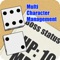 This application can manage multi-character status(Hit point, dice roll, bad status etc