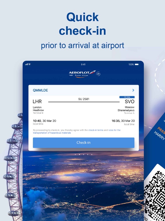 Aeroflot – air tickets onlineのおすすめ画像1