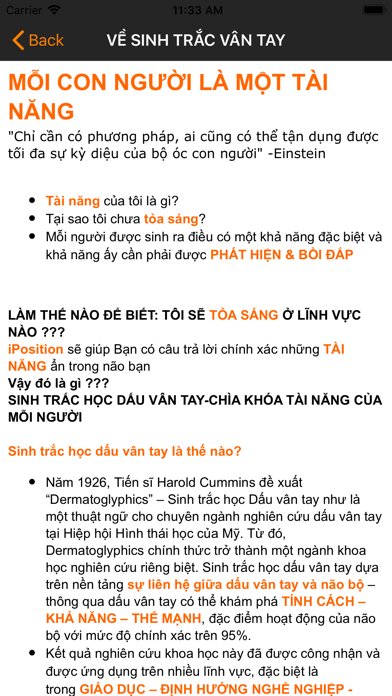 iPosition-Sinh Trắc Vân Tay screenshot 2