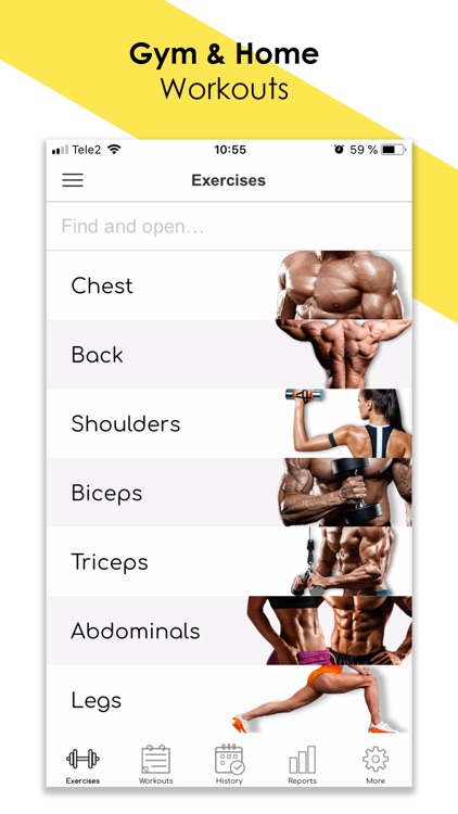 Fitness: Workout for Gym|Home screenshot-0