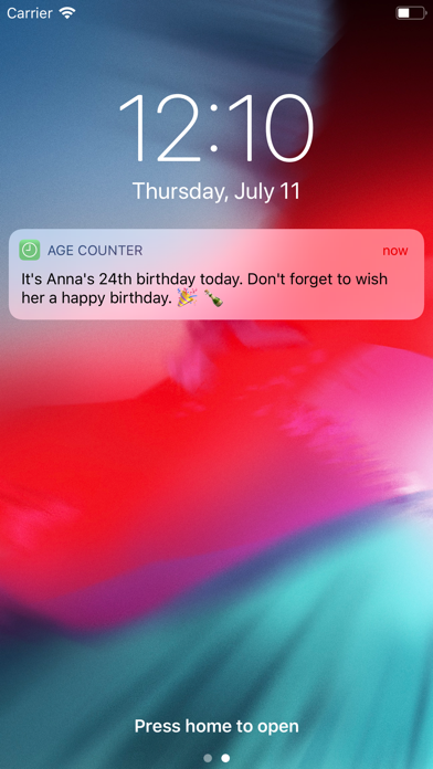 Age Counter • Birthday Tracker