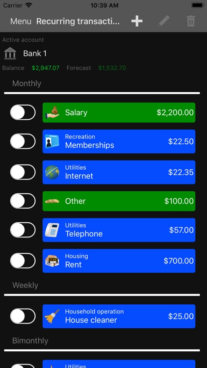 Homeasy - Bill reminder screenshot-6
