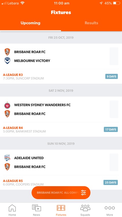 Brisbane Roar Official App