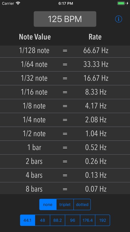 Musician's Calculator