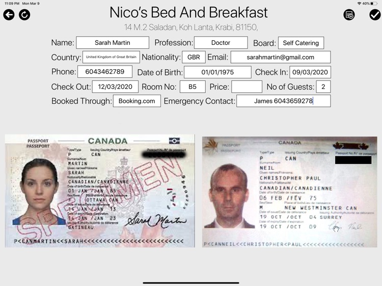 InCheck Hotel Guest Check In By Aaron Wilkinson