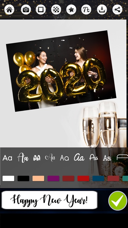 Happy New Year Photo & Frames screenshot-3