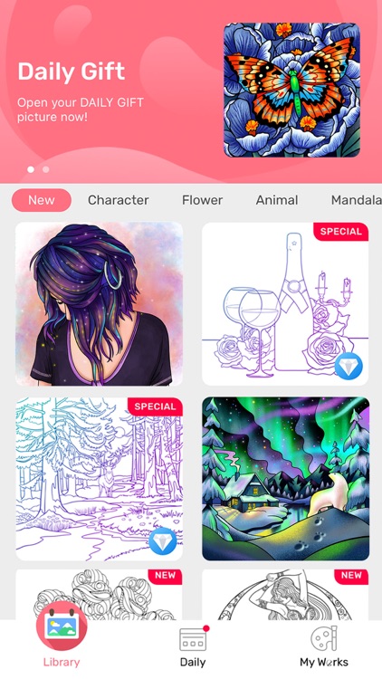 Paint By Number: Coloring Book