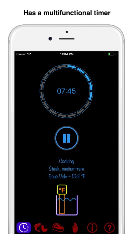 Sous Vide Temperature & Timer