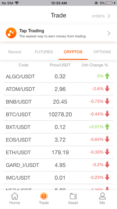 BXB Exchange screenshot 4