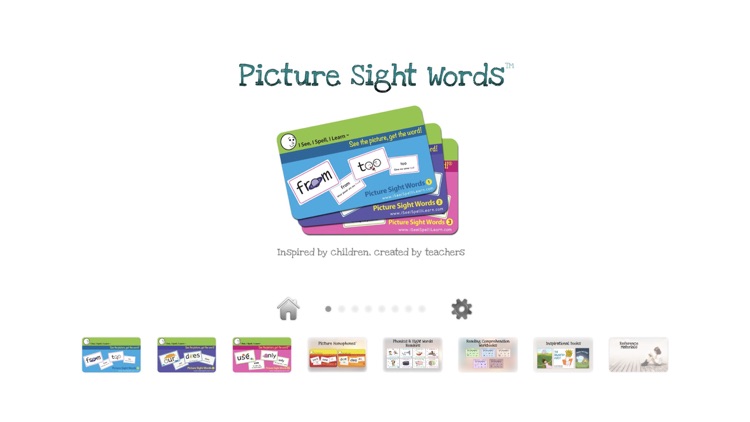 Read Spell Picture Sight Words