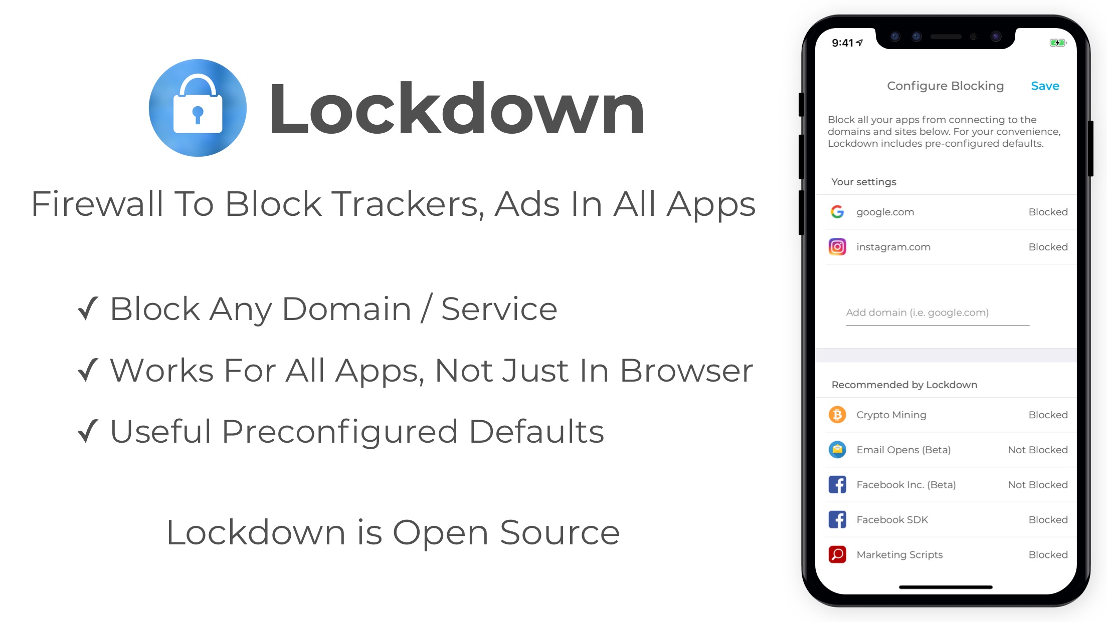 Screenshot do app Lockdown Apps