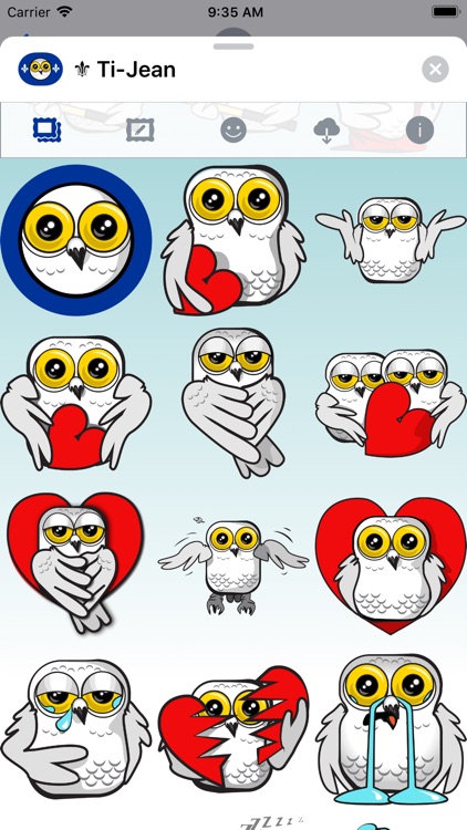 Ti-Jean Le Harfang • Stickers screenshot-6