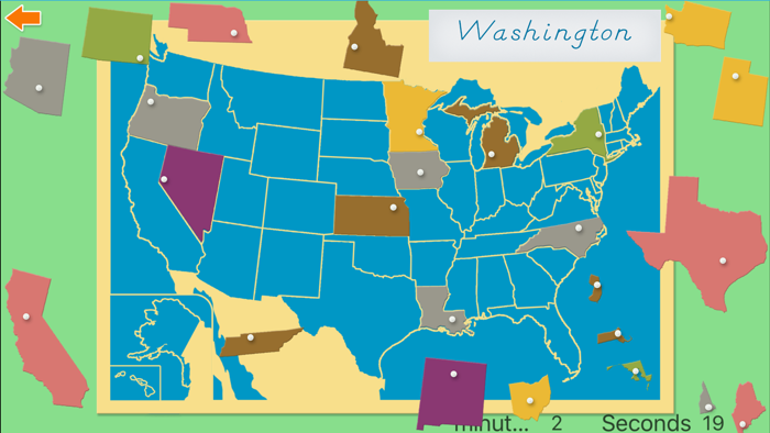 United States of America Map