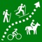 With TrailTracker you can upload local trail maps to your iPhone and track yourself in real-time as you hike, bike, ski, etc