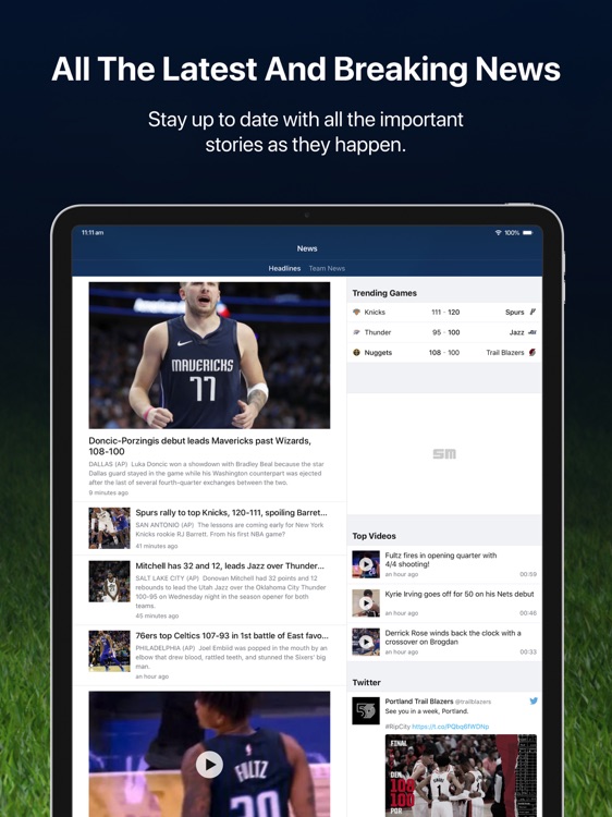 Pro Basketball Live for iPad screenshot-4