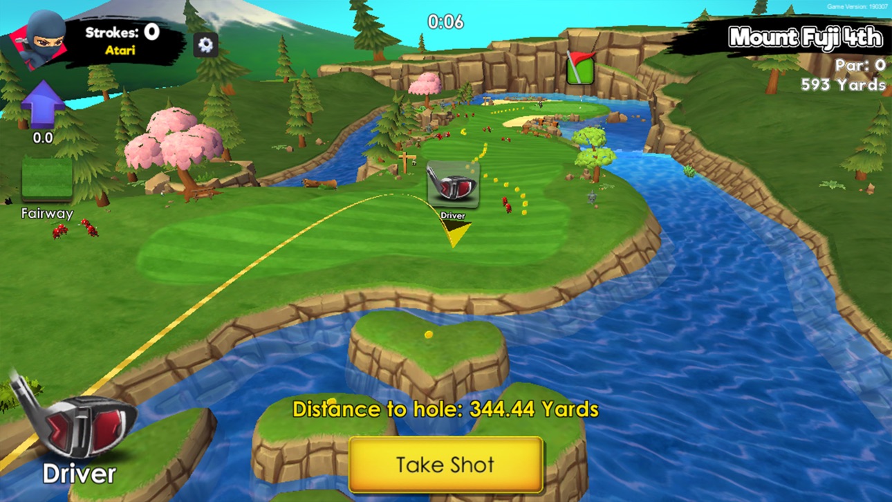 Ninja Golf™ Hack screenshot 1 - iOS game interface