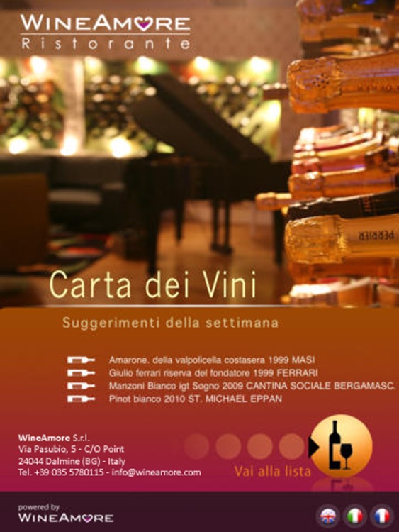 WineAmore - Digital Wine List