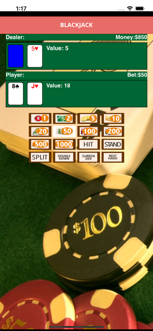 BlackJackX Casino game