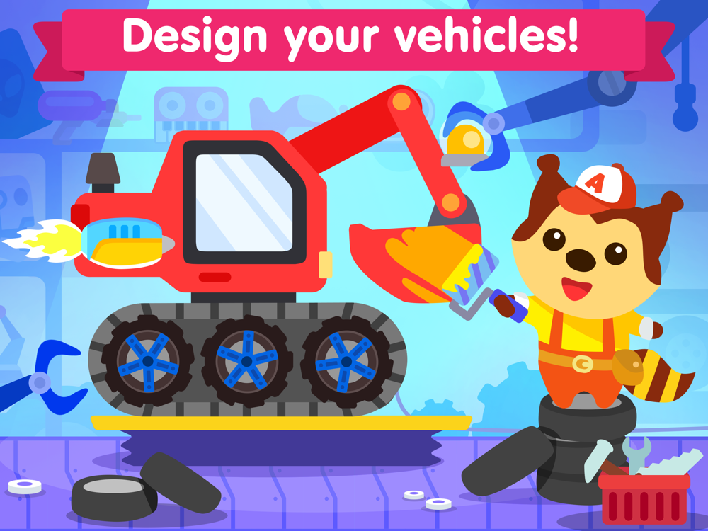 Car game for kids and toddler App for iPhone Free Download Car game